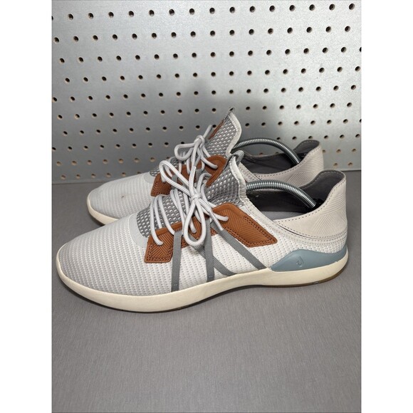 Olukai Mio Li Shoes Mens 13 Gray Blue Lightweight Comfort Athletic Sneaker Mesh main image 11